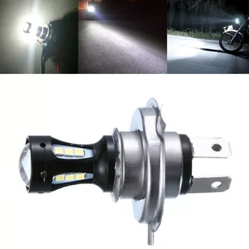 Motocikla priekšējo Lukturu 3030 18SMD LED Auto Vadītājs, Gaismas Lampas Spuldzes 950LM 6000K 18W 12-24V