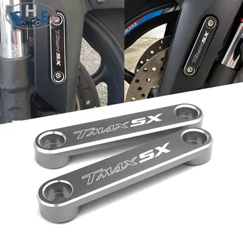 LOGO TMAX SX Par YAMAHA TMAX560 TMAX530 SX/DX 2015-2019 Motociklu Piederumi Alumīnija Priekšējā Ass Coper Plāksnes Dekoratīvā Vāciņa