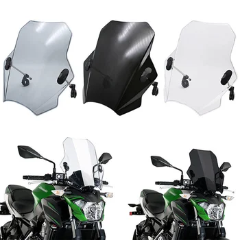 Motociklu Izjādes Priekšējā Vējstikla ABS Plastmasas Vējstikla Derīgas Visās Motociklu 22MM 28MM 25MM Stūres Universal