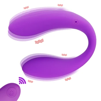 G Spot U Silikona Stimulators Dubultā Vibratori Bezvadu Vibrators Pieaugušo Rotaļlietas Pāriem USB Lādējamu Dildo Seksa Rotaļlietu Sieviete