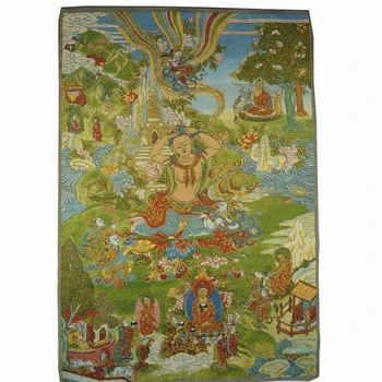 Tibetas Budismu, Gobelēns, Sienas Karājas Sedziņa Boho Sienas Mākslas Gibby Gobelēns Izšuvumi Sienas Paklājs