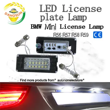 dahosun Auto LED Rūpnīcas Licences Lampas BMW 2006-2014 Paaudzes II MKII MINI Cooper R56 R57 R58 R59