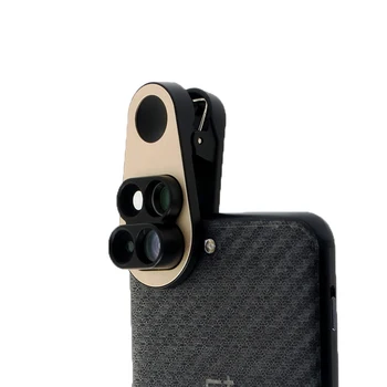 4 1 Kameras Objektīvs OnePlus 5 Makro, Platleņķa Objektīvs Fisheye Teleskopa Objektīvs iPhone 8 Plus 7 7Plus Godu 9 Xiaomi Mi6 MI5X