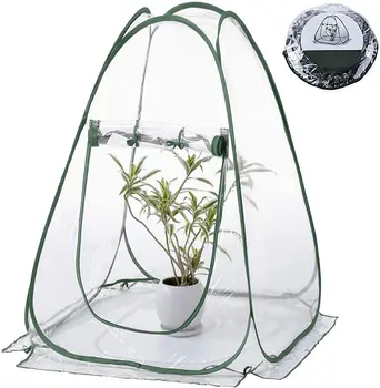 āra portatīvo piemājas dārzu skaidri pārredzama augu telts augt plastmasas mini pop up siltumnīcefekta