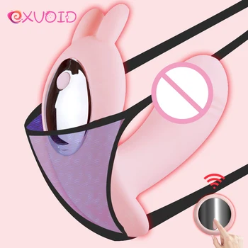 EXVOID Valkājamas Vibrators Klitoru Stimulēt Dildo Vibrators Seksa Rotaļlietas Sievietēm, Tālvadības Silikona Vibrators G-spot Massager