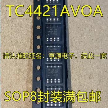 5GAB jaunu oriģinālu TC4421 TC4421AVOA TC4421AV SMD SOP8 MOSFET vadītāja chip