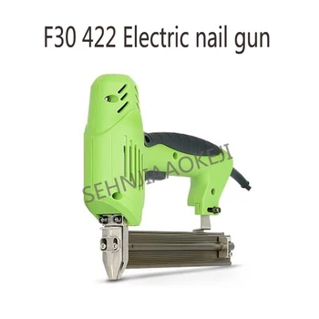 F30422 Elektriskā naglu pistoli divējāda mērķis naglu pistoli Elektriskā kadru skavas taisni naglu pistoli Nagu galdnieku rīks