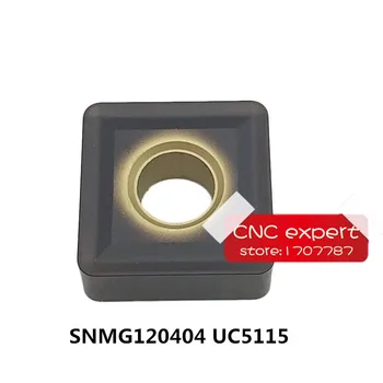 Bezmaksas Piegāde 10PCS griešanas asmens SNMG120404/SNMG120408 UC5115 Pagrieziena asmens,Piemērots MSRNR/MSKNR/MSBNR Virpas instrumentu