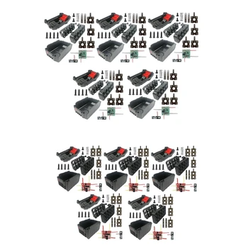 5 Iestatiet Li-Ion Akumulatoru Plastmasas korpuss PCB plates Par Lomvum Zhipu Hongsong Jingmi 18V, Makita Litija Akumulators