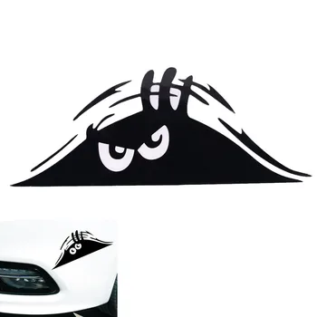 Smieklīgi Peeking Monster Auto Auto Sienas Windows Uzlīmes Grafiskais Vinila Auto Decal