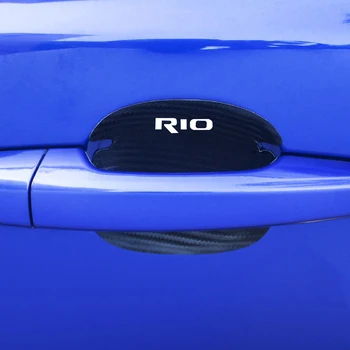 4gab automašīnas durvis bļodā oglekļa šķiedras audums aizsardzības apdares modifikācijas KIA Rio 2 3 4 X Line auto stils aksesuāri