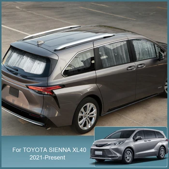 Automašīnas Vējstikla Saulessargi UV Aizsardzība Segtu Logu Aizkaru Saules Ēnā Sejsegu Aizsargātu Piederumi Toyota Sienna XL40 2021-2025