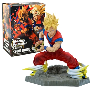 17cm Anime Dragon Ball Z Son Goku Modeļa Attēls Rotaļlietu Dāvanu Super Saiyan APF Cīņa Goku Rīcības Attēls Kolekcionējamus Modelis Rotaļlietas