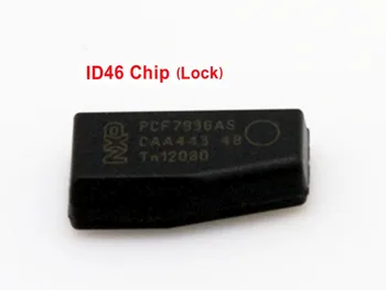 Sākotnējā augstākās Kvalitātes Bloķēšanas ID46 Oglekļa Transponderu Mikroshēmu GM BUICK Automašīnu Atslēgu ,PCF7936AS id46 auto transponderu mikroshēmu 10pcs/daudz