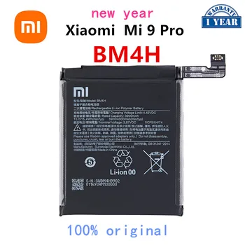 Xiao Mi 100% Oriģinālā BM4H 4000mAh Akumulators Par Xiaomi 9 Pro Mi 9 Pro Mi9 Pro 5G versija Augstas Kvalitātes Tālruņa Baterijas Nomaiņa