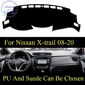 Pielāgot Nissan X-Trail 2008-2016 2017 2018 2019 2020 informācijas Paneli, Konsoli Segtu PU Ādas, Zamšādas Aizsargs Sunshield Pad