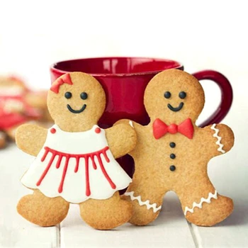 2gab Ziemassvētku Kūka Sīkfailu Pomādes Kuteris Pelējuma Cepšanas Kūku Mīklas DIY Cookie Cutter Rīku Cepumu Pelējuma Virtuves Piederumi
