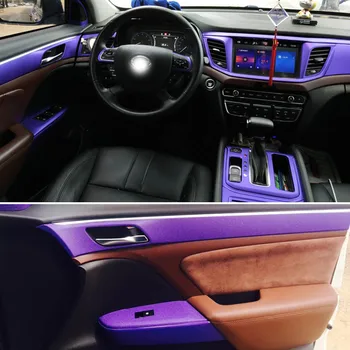 Auto-Stils 3D, 5D Oglekļa Šķiedras Auto Interjera Centrā Konsoles Krāsu Izmaiņas Molding Uzlīmes Uzlīmes Trumpchi GS7 GS8 2017-2019