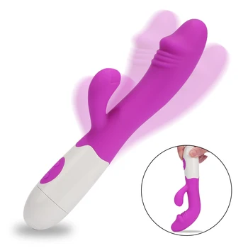 Silikona G Spot Vibrators Sievietēm Dildo Trušu Vibrators Maksts Klitora Massager Sieviešu Masturbator Stimulācija Pieaugušo Seksa Rotaļlieta