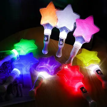 Pasaku Stick Interesantu Trīs ātrumu Flash Spīd LED Light Up Stick Rotaļlietas Āra Rotaļlietas Sadzīves
