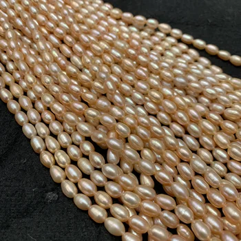 Dabiskā Saldūdens Pērļu Krelles 100% īstas Pērles Izsmalcinātu Pērļu Rotaslietas Pieņemšanas DIY Sieviešu Aproce, Kaklarota, Auskari