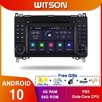 WITSON! Android 10 Octa core PX5 AUTO DVD atskaņotājs MERCEDES-BENZ A/B CLASS W169 A B W245 BENZ Viano BENZ Vito NAVIGATIO