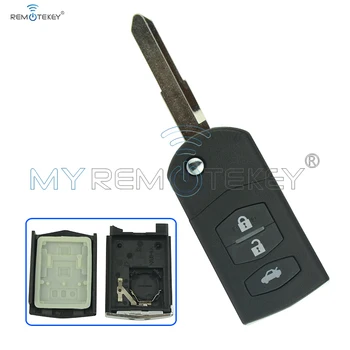 nomaiņa tālvadības atslēgu raidītāju shell, 3 pogu, VISTEON tr priekš Mazda 6, 3 remtekey
